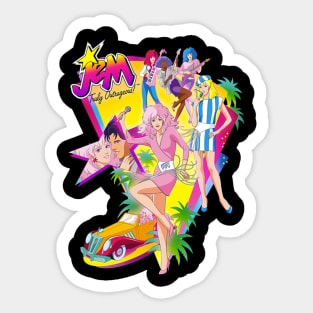 jem and the holograms Sticker